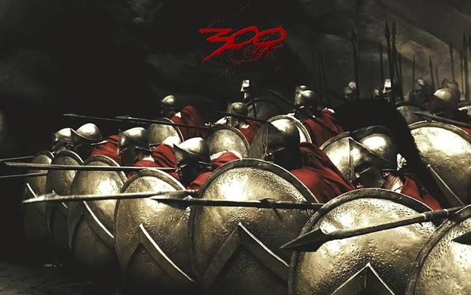 Tevez contro i 300 spartani di Leonida...